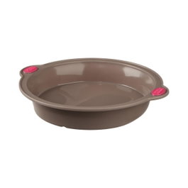 5Five Moule rond en silicone à bords hauts Ø26 cm Gris