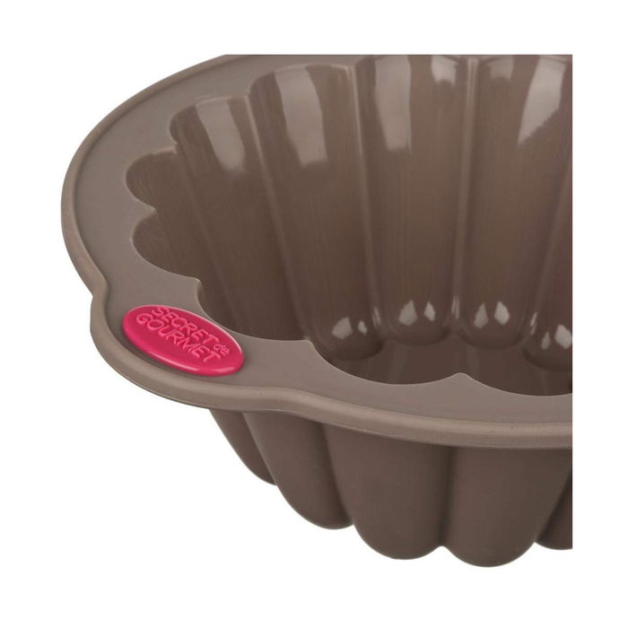 Moule à gâteaux Secret de Gourmet Marron Silicone 22 cm Moule à gâteaux Secret de Gourmet Marron Silicone 22 cm