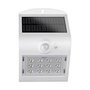 Edm Applique solaire rechargeable blanche avec capteur de présence