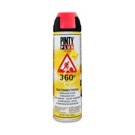 Pinty Plus Marqueur de signalisation rouge avec valve 360° 650 cc