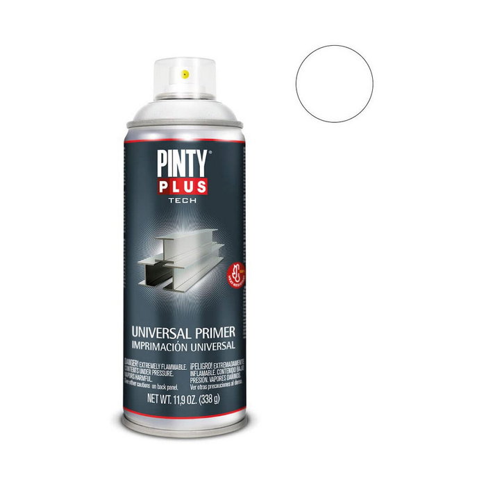 Peinture en spray Pintyplus Tech I101 Universel 400 ml Apprêt Blanc Peinture en spray Pintyplus Tech I101 Universel 400 ml Apprêt Blanc