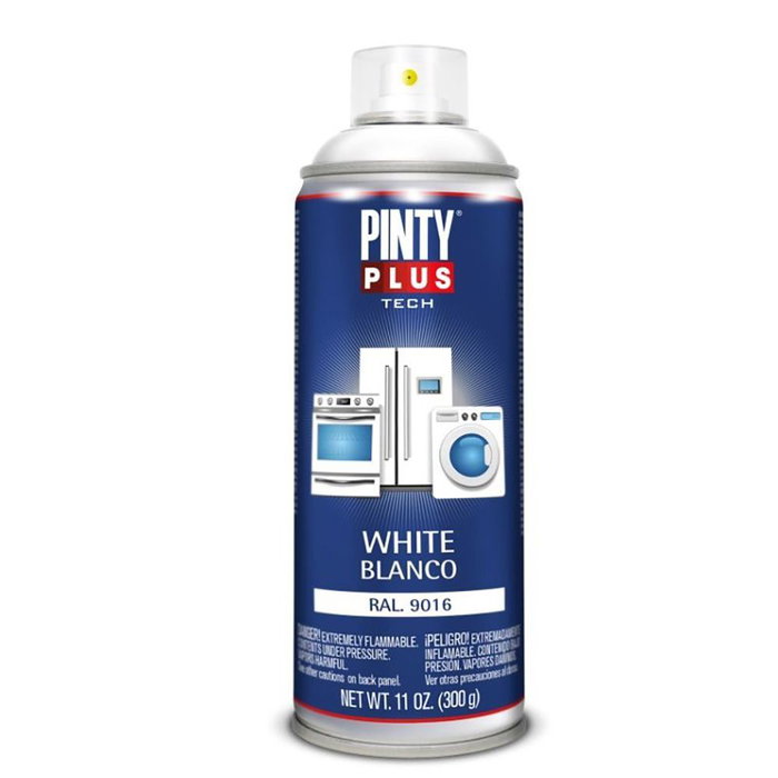 Peinture en spray Pintyplus Tech RAL 9016 400 ml Appareils électriques Traffic White Peinture en spray Pintyplus Tech RAL 9016 400 ml Appareils électriques Traffic White