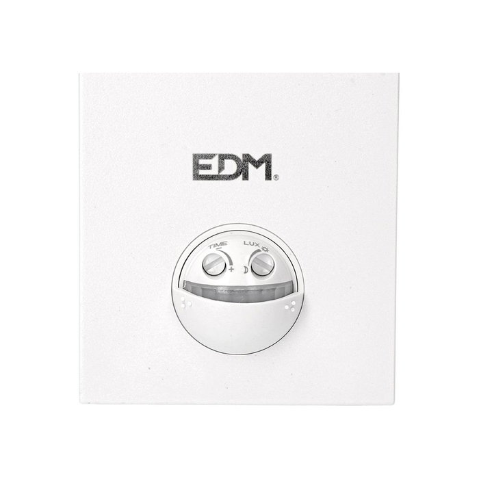 Edm Aplique LED extérieur avec capteur de mouvement 10W 1654lm 4000K IP54 6,6 x 18,8 x 25 cm