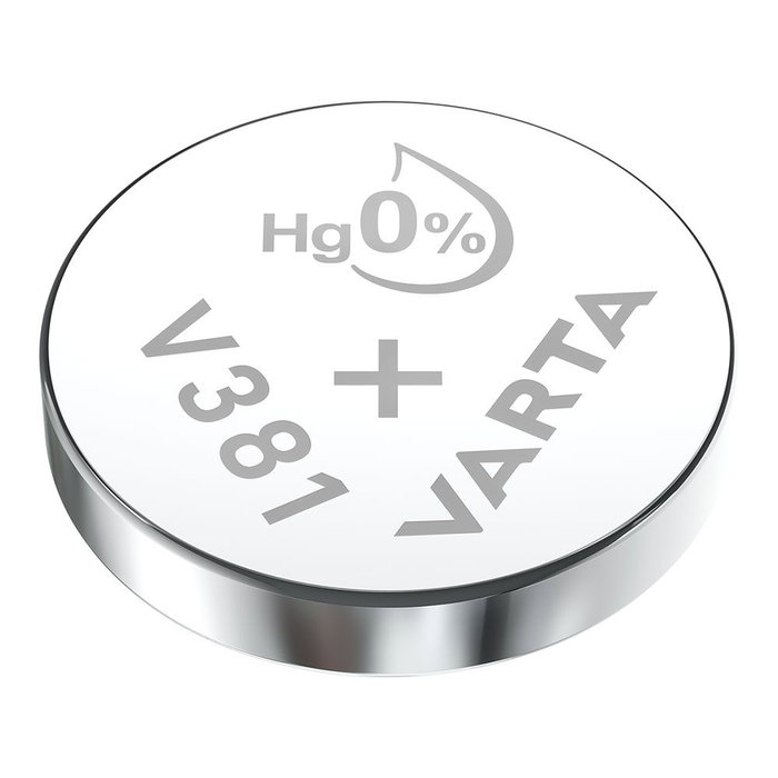 Varta V381 Micro pile bouton oxyde d'argent 1,55V - SR55 - 11,6 x 2,1 mm - 45 mAh Varta V381 Micro pile bouton oxyde d'argent 1,55V - SR55 - 11,6 x 2,1 mm - 45 mAh