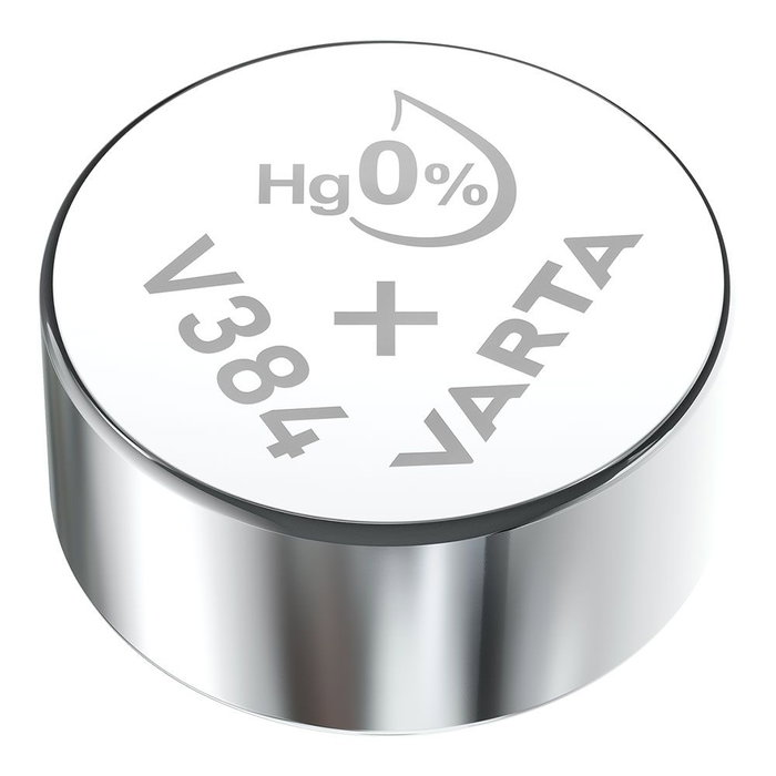 Varta V384 Pile bouton argent SR41 1,55 V Ø7,9 x 3,6 mm 40 mAh Non rechargeable Blister Varta V384 Pile bouton argent SR41 1,55 V Ø7,9 x 3,6 mm 40 mAh Non rechargeable Blister