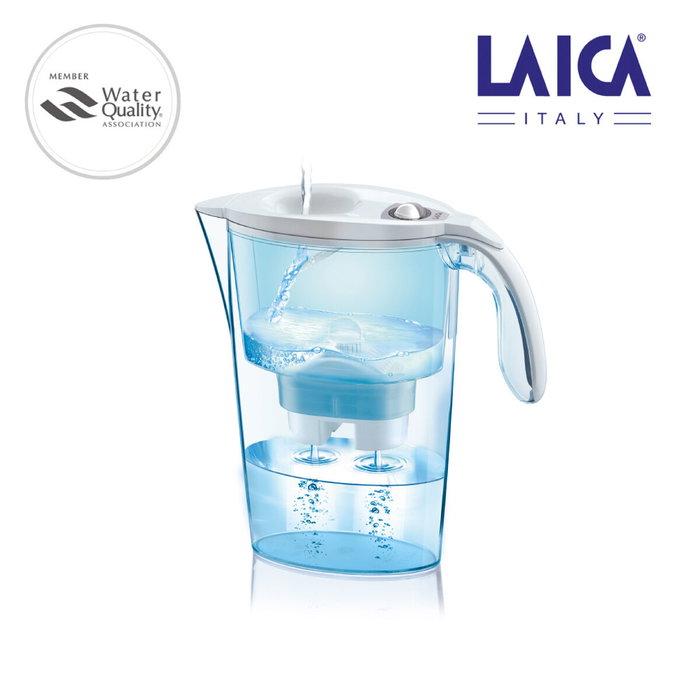 Carafe Filtrante LAICA Stream J31-CC Blanc Transparent 2,3 L polypropylène Carafe Filtrante LAICA Stream J31-CC Blanc Transparent 2,3 L polypropylène