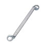 Mota Herramientas E521 Clé coudée striée 21 x 23 mm en acier au chrome vanadium - Longueur 315 mm