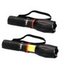 Edm KV1 Lampe torche LED extensible Wild Force 5W 210 lm noir avec zoom et 3 piles AAA incluses