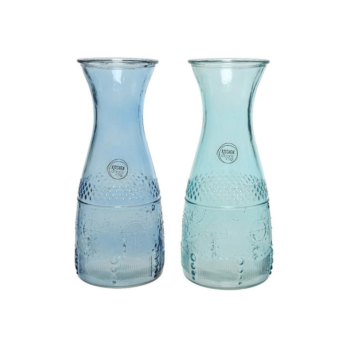 Pichet Verre Bleu Bleu foncé Multicouleur 1,1 L