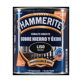 Bruguer Esmalte metálico negro liso brillante 750 ml