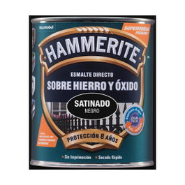 Bruguer Esmalte metálico negro satinado 750 ml