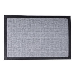 Edm Paillasson Gris 60 x 40 cm Polypropylène Antidérapant Caoutchouc