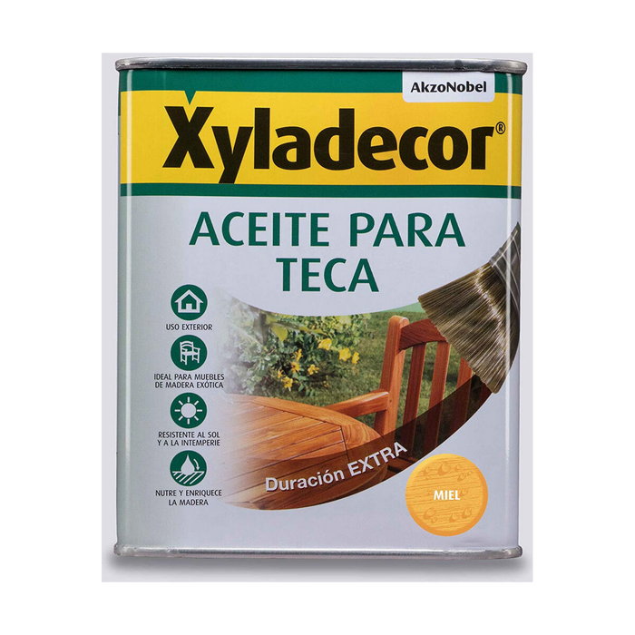Huile pour teck AkzoNobel Xyladecor Miel 750 ml Mat Huile pour teck AkzoNobel Xyladecor Miel 750 ml Mat
