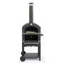 Vaggan Barbecue au charbon avec four en pierre 44,5 x 65 x 158 cm