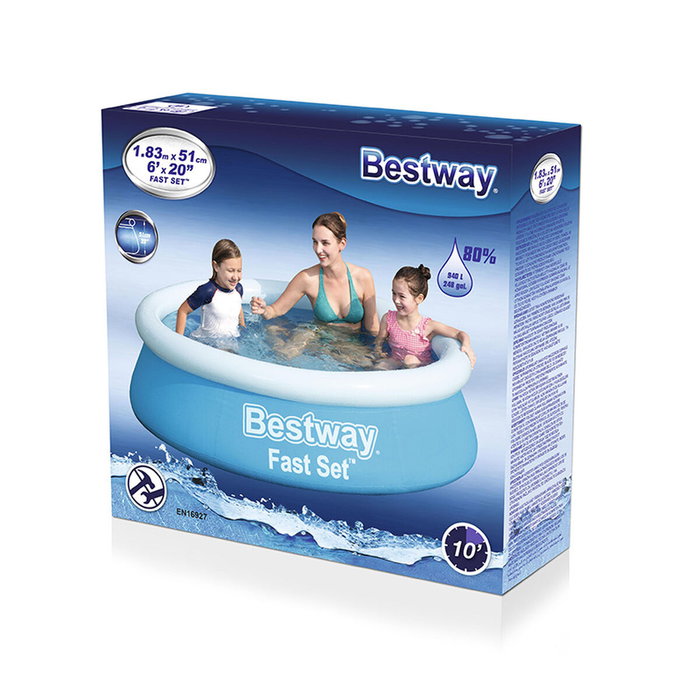 Bestway Piscine Gonflable Adulte Anneau 183x51 cm Jardin 57392 Bestway Piscine Gonflable Adulte Anneau 183x51 cm Jardin 57392