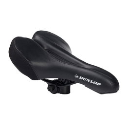 Dunlop Selle de vélo 95 x 170 x 290 mm Néoprène Polyester Noir