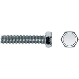 Celo DIN 933 Boîte de 250 vis métriques hexagonales Ø5x15mm zinguées