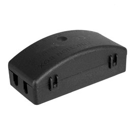 Solera BK-L Boîte de connexion pour éclairage IP20 vide Black Series 16A 450VAC 73x27x32mm PVC noir