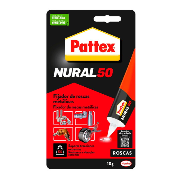PATTEX Nural 50 Fixateur de filets de 10 ml PATTEX Nural 50 Fixateur de filets de 10 ml