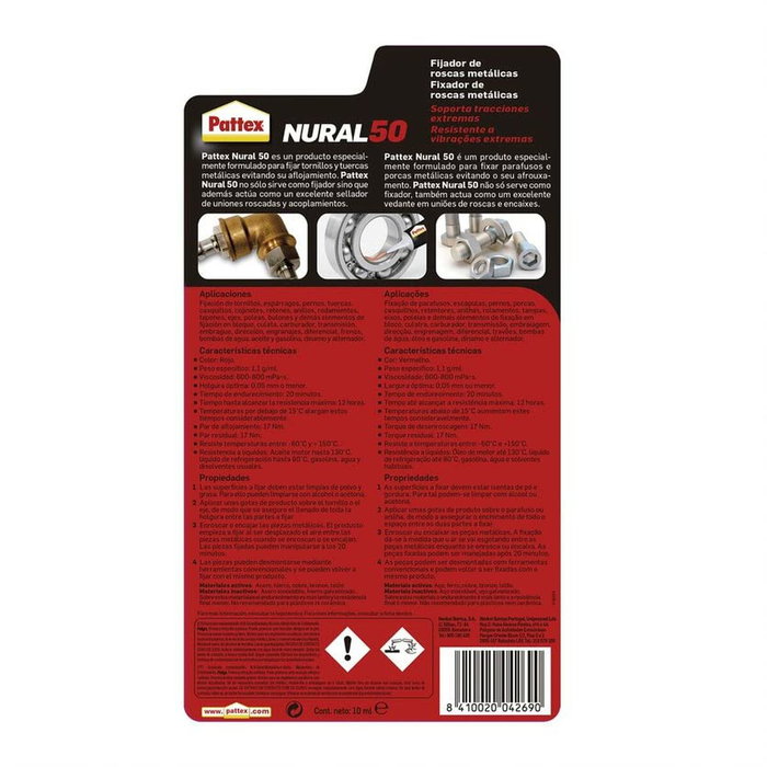 PATTEX Nural 50 Rouge 10 ml
