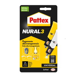 PATTEX Adhésif réparateur de plastiques Nural 92 bicomposant A/B