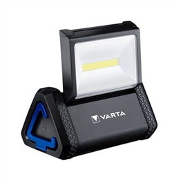 Varta 17648101421 - Lampe de travail LED flexible avec aimant et crochet, étanche, 3 piles AA, éclairage d'atelier
