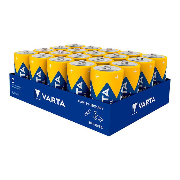 Varta Industrial Pro Pile alcaline C LR14 1,5 V - Lot de 20 - Ø 26,2 x 50 mm Varta Industrial Pro Pile alcaline C LR14 1,5 V - Lot de 20 - Ø 26,2 x 50 mm