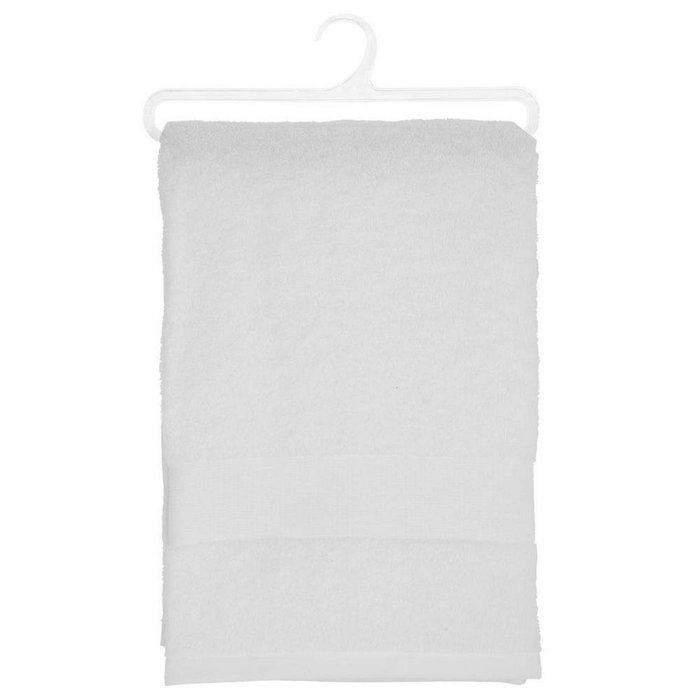 Serviette de toilette Atmosphera Coton Blanc 450 g/m² (100 x 150 cm) Serviette de toilette Atmosphera Coton Blanc 450 g/m² (100 x 150 cm)