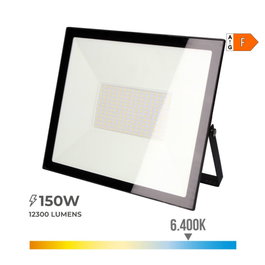 Edm Projecteur LED 150 W 12300 lm 6400 K IP65 Noir 35 x 31 x 4,5 cm