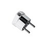 Solera Fiche mâle Schuko type T/TL sortie latérale 4,8 mm 16A blanche