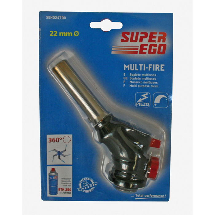 Chalumeau de Cuisine Super Ego Multi-Fire Noir Chalumeau de Cuisine Super Ego Multi-Fire Noir