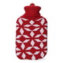 Edm Bouillotte 2L Modèle Simetrías Rouge - Couverture en Laine 20 x 34,5 cm