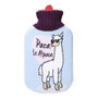 Edm Bouillotte Alpaca Pop Star 2 L Céleste avec housse en laine