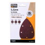 Koma Tools Lot de 5 feuilles abrasives pour ponceuse type souris 08707