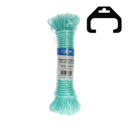 Edm Cordon de plastique vert, 4 mm x 10 m