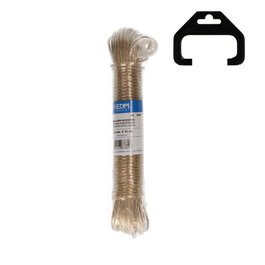 Edm Câble en acier plastifié or 15 m (3,8 mm)