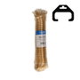 écheveau de câbles EDM 87810 Or Doré Acier 3,8 mm x 25 m