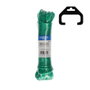 Corde EDM 87813 Vert Plastique 3,8 mm x 25 m
