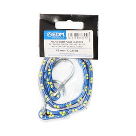 Edm Pulpo de caoutchouc plat bicolore 0,5 m assorti
