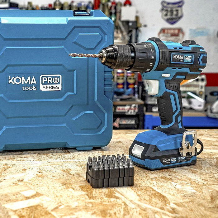 Perceuse à Percussion Koma Tools 20 V Perceuse à Percussion Koma Tools 20 V