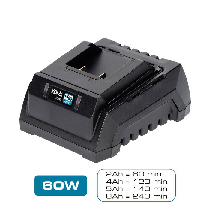 Chargeur de batterie Koma Tools tools pro series 60 W Chargeur de batterie Koma Tools tools pro series 60 W