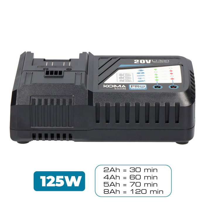 Chargeur de batterie Koma Tools 08773 125 W Chargeur de batterie Koma Tools 08773 125 W