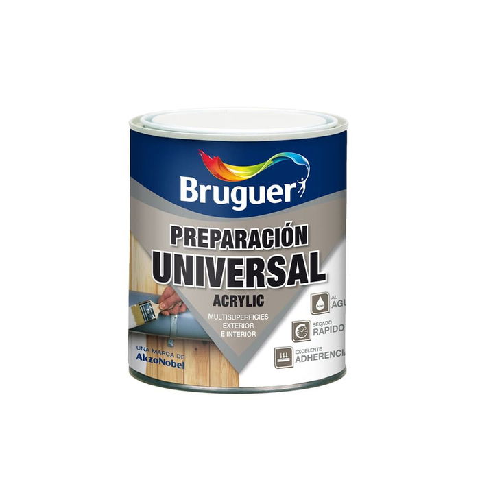 Peinture d'Apprêt Bruguer 5120576 Blanc Mat Apprêt Universel Acrylique Peinture d'Apprêt Bruguer 5120576 Blanc Mat Apprêt Universel Acrylique