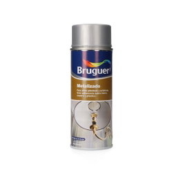 Bruguer Esmalte spray plata metalizado 400 ml