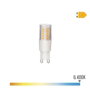Edm Ampoule LED G9 5.5W 700lm 6400K Lumière Froide Base Céramique Ø18 x 54 mm