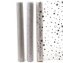 Decoris Chemin de table en organza assorti transparent avec paillettes 35 x 200 cm