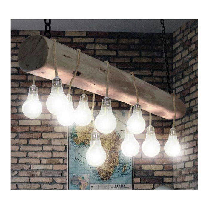 Guirlande lumineuse LED Marron Vert tendre 2,85 m