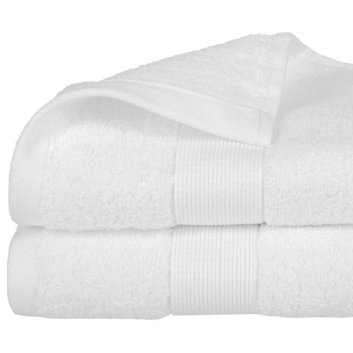 Serviette de toilette Atmosphera Coton Blanc 450 g/m² (50 x 90 cm) Serviette de toilette Atmosphera Coton Blanc 450 g/m² (50 x 90 cm)