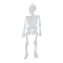 Articasa Lot de 10 squelettes brillent dans le noir 15 cm