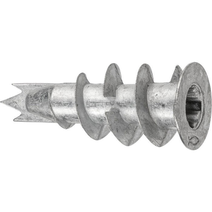FISCHER Taco Métallique GKM pour Plaques de Plâtre pour Vis de 4-5 mm